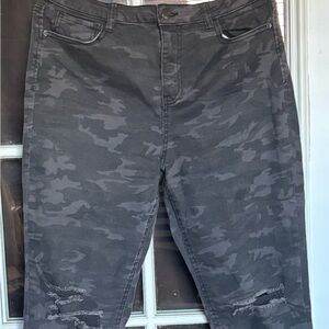 Camo Gray Women's Jeans